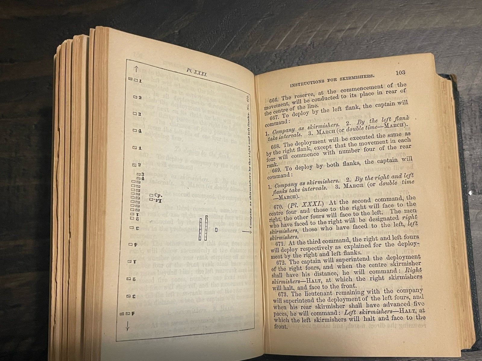 1867 Upton’s Infantry Tactics - Belonging to Congressman Stephen Wright Kellogg