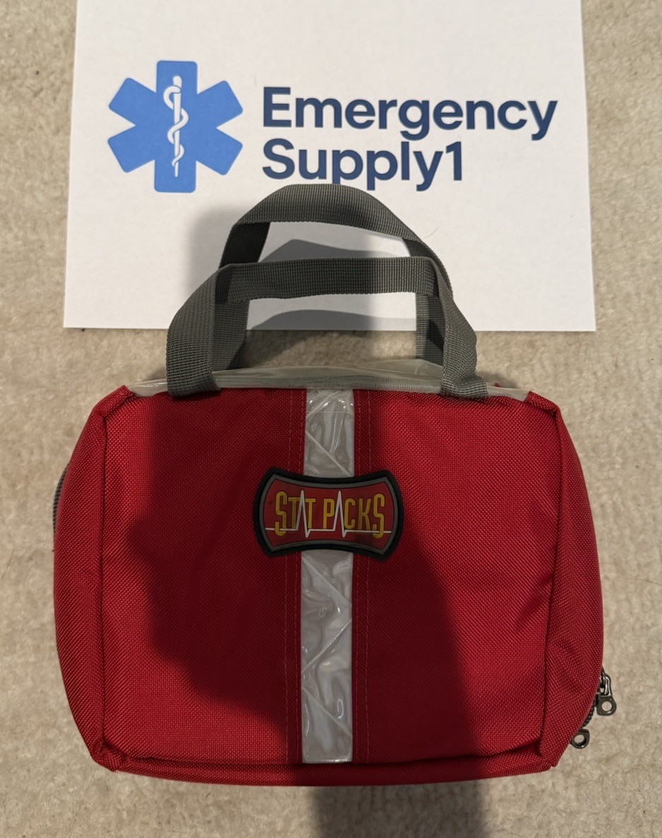 StatPacks RED Remedy First Aid Remedy Drug Kit Zipper Bag EMS EMT PARAMEDIC