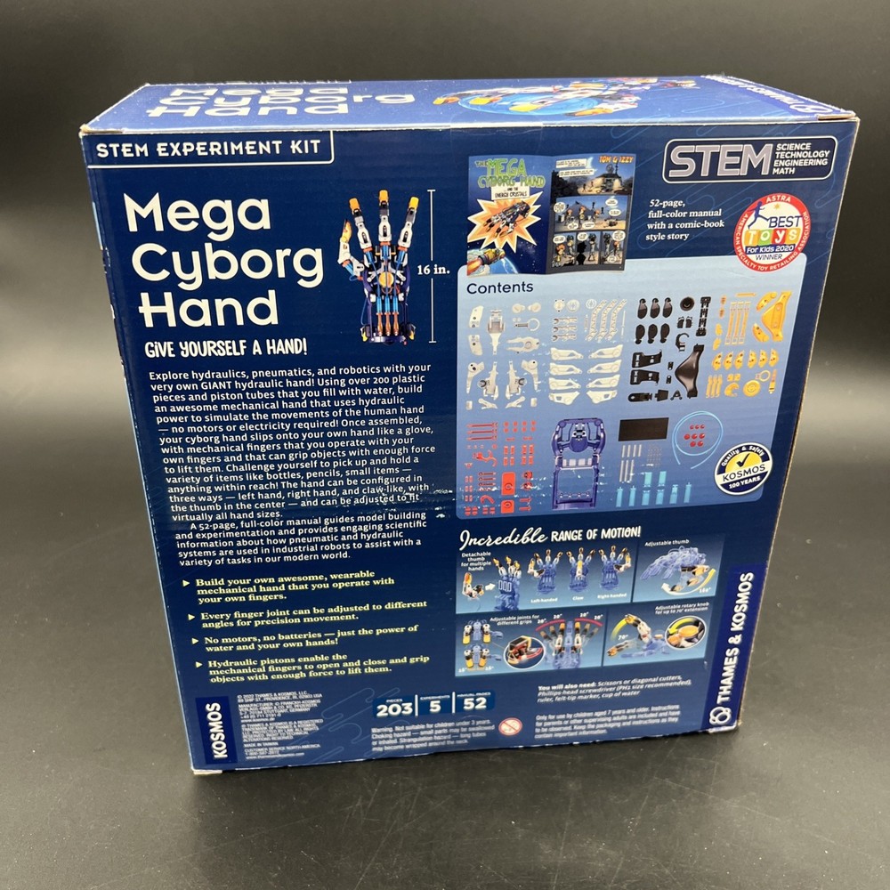 Thames & Kosmos Mega Cyborg Hand STEM Experiment Kit -A