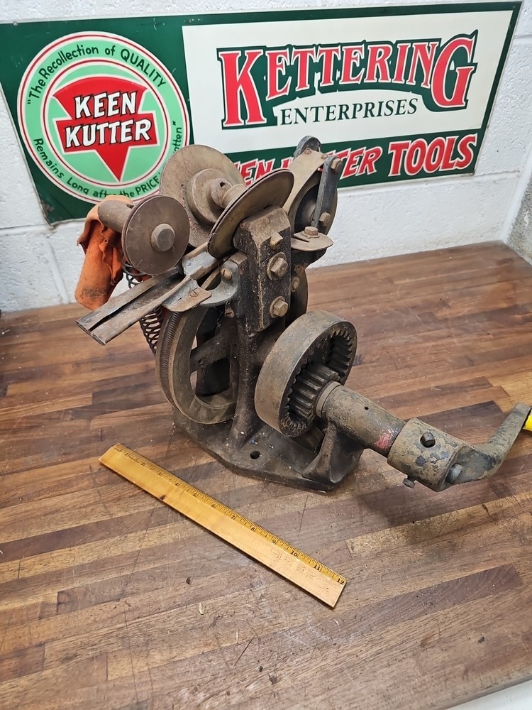 C6- Large antique Saw Setting Machine? Hand Crank