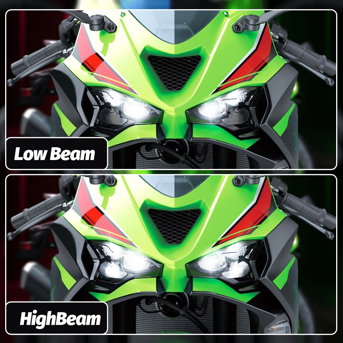 For Kawasaki Ninja ZX6R 2024 2025 ZX636 Headlight Assembly Headlamp Light DRL