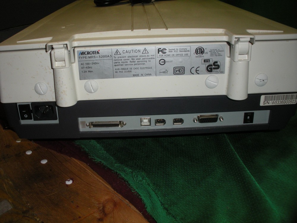 MICROTEK ScanMaker 9800XL Wide Format Scanner MRS-3200A3