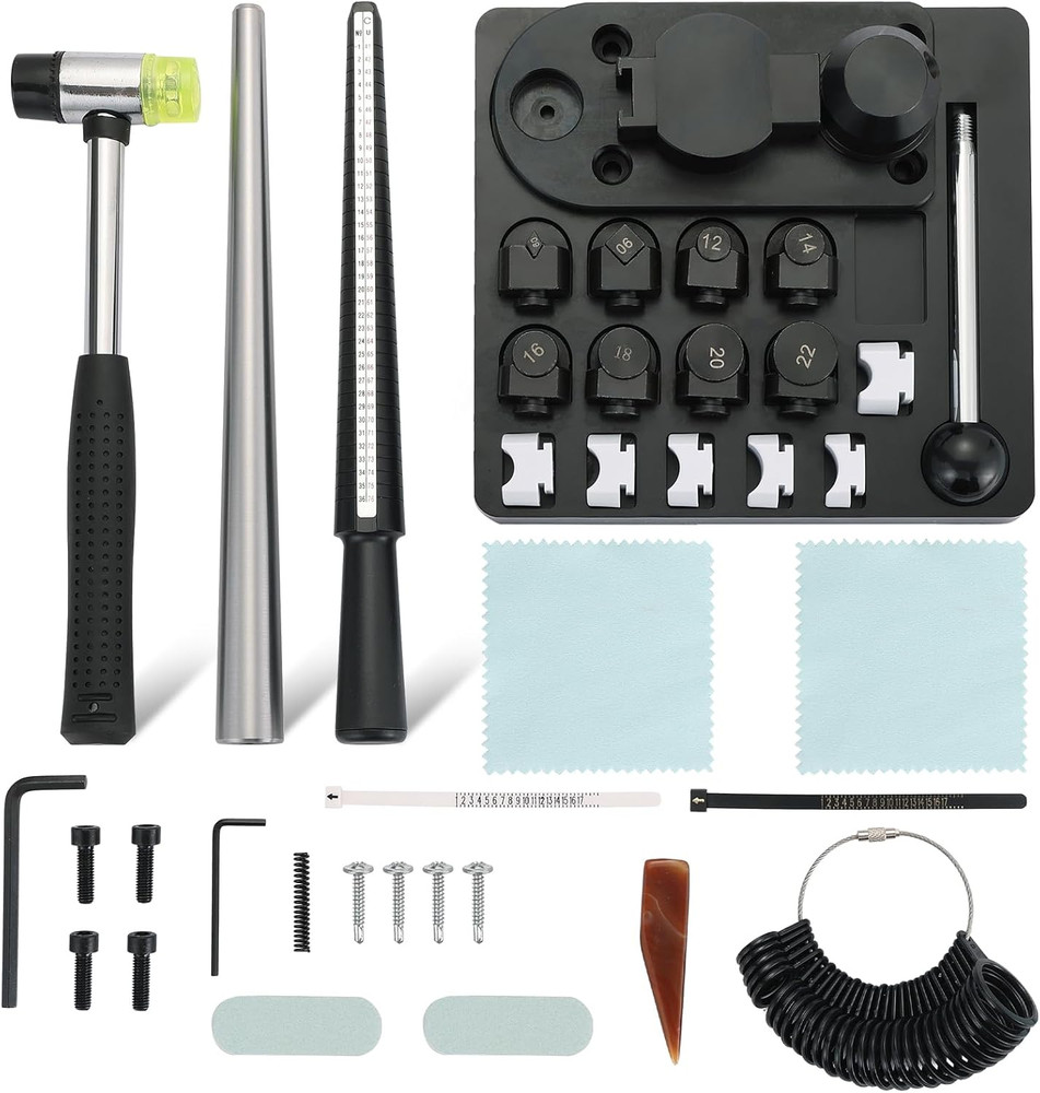 Ring Bender Tool Kit for Jewelry Making – Multi-Functional Ring/Earring Bender,