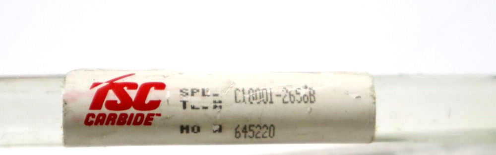 TSC CARBIDE, 17/64" SOLID CARBIDE DRILLS, 2 FL E278