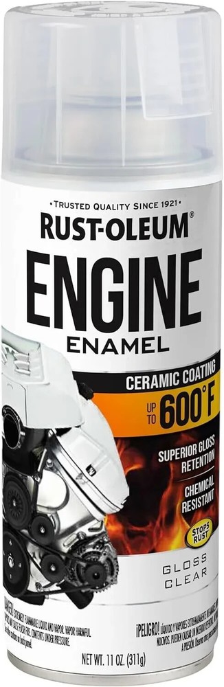 Gloss Clear Coating Spray Brake Caliper Engine Custom Ceramic Paint High Temp