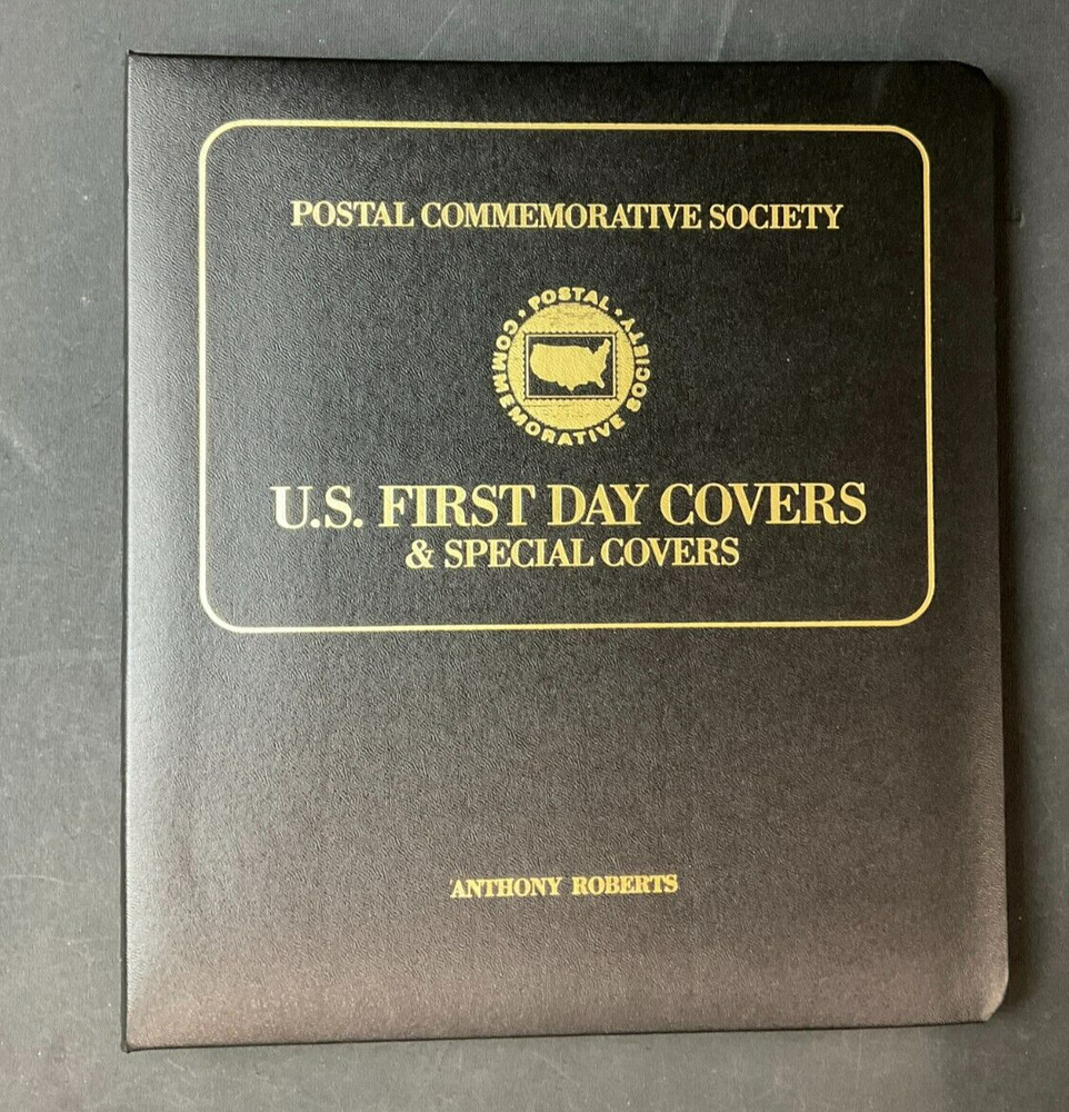 PCS US FDC & Special Covers Folder (Delaware FDC Included)-Embossed Anthony R.