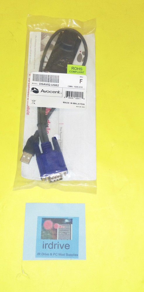 NEW Avocent DSAVIQ-USB2 KVM Switch USB2 Virtual Media Module Cable SIM NIB
