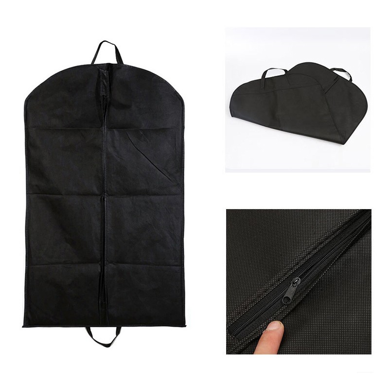 Suit & Garment bag Dress Cover/Storage/Travel Bag dust proof Breathable Black