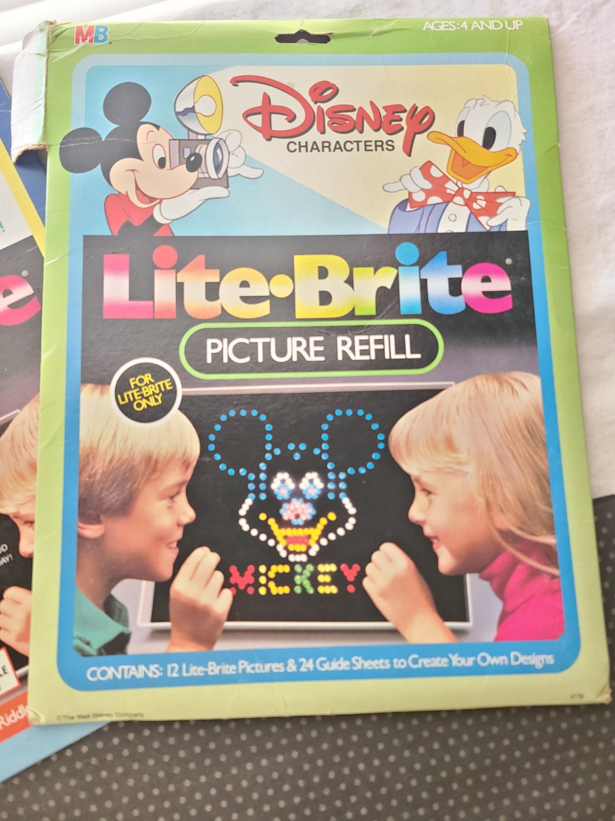 Lite Brite UNUSED BLANK Refill Pages Sheets Vintage LOT OF 9x12"
