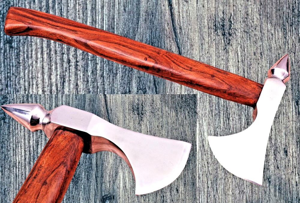 CUSTOM HANDMADE HIGH CARBON STEEL AXE HATCHET TOMAHAWK VIKING TACTICAL 635