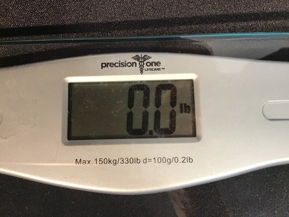 Persision One Life Scale Bathroom Scale clear glass