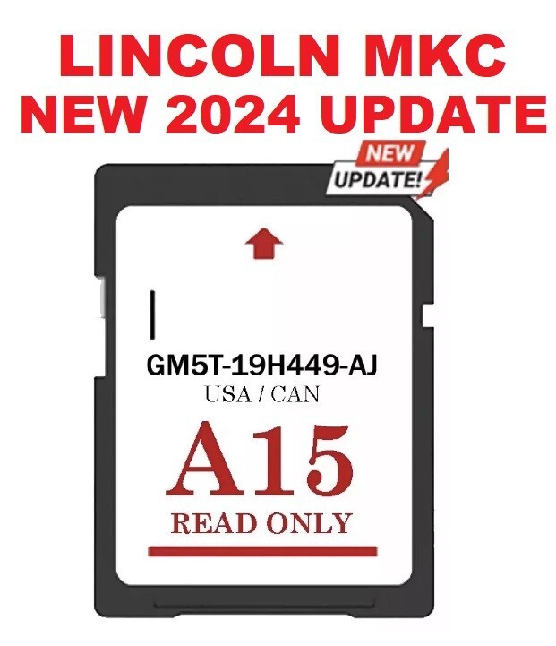 2024 GPS MAP UPDATE LINCOLN MKC A15 SD Card Navigation US/CAN