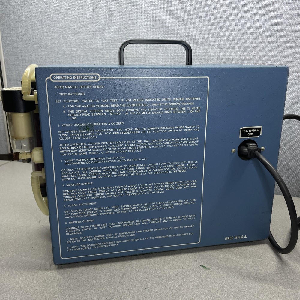 Teledyne Model 990 Thermco Flue Gas Analyzer - Powers On - UNTESTED