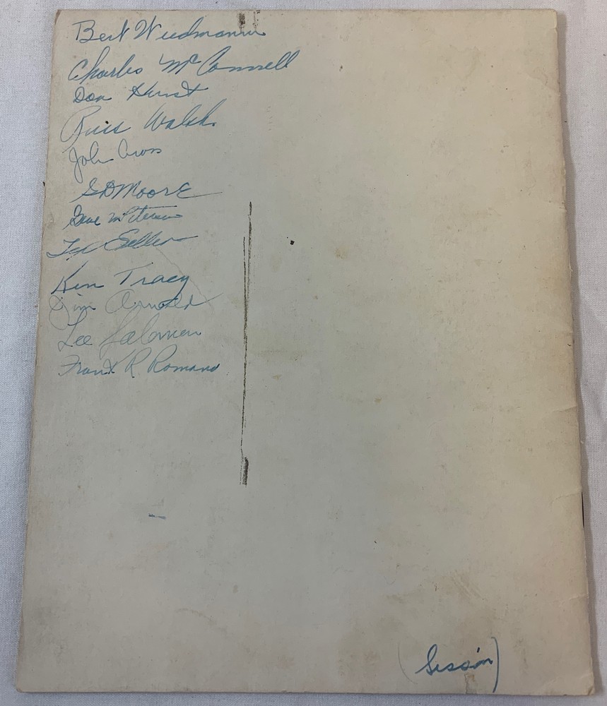 1952 FIFTH ARMY SOFTBALL TOURNAMENT program ~ Ft Benjamin Harrison, Indiana