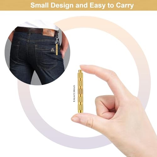 Tire Deflator,4 in 1 Solid Brass Easy Storage and Using Tire Air Deflator-1