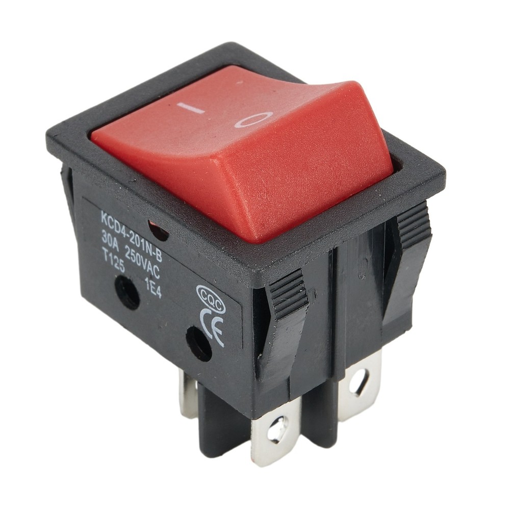 Welding Machine Power Switch 30A/250V AC Electric Heater Switch 4Pin