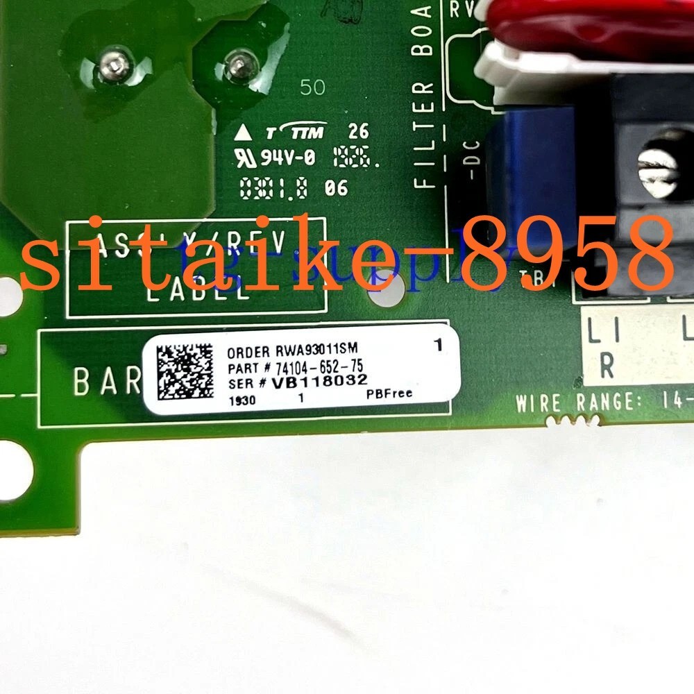 USED 74104-652-75 TEST WELL WORK WELL