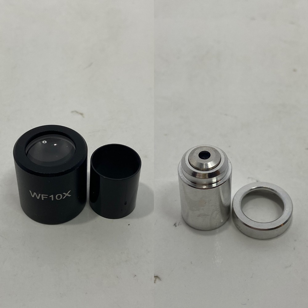 🍉 AMSCOPE WF 10X OPTICS EYEPIECE OCULAR MICROSCOPE OR OBJECTIVE LENSE PARTS EUC