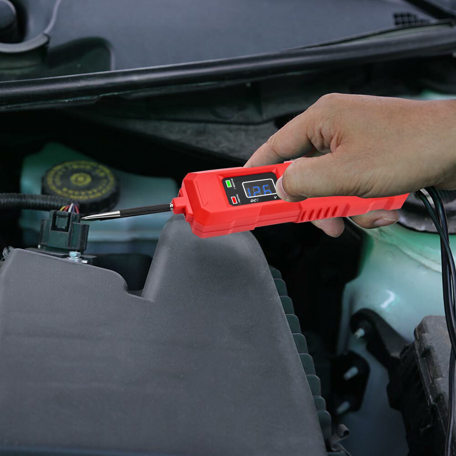 Automotive Power Probe 6-48V Digital Circuit Tester with LCD Car Diagnostic Tool