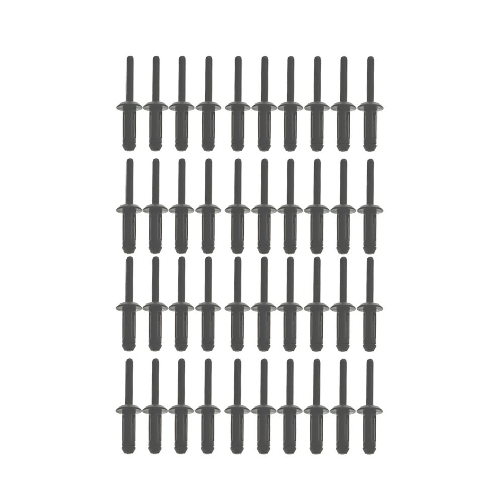 41 PCS PLASTIC POLY RIVET GUN QUICK SET RIVETING HAND TOOL Asorted Kit