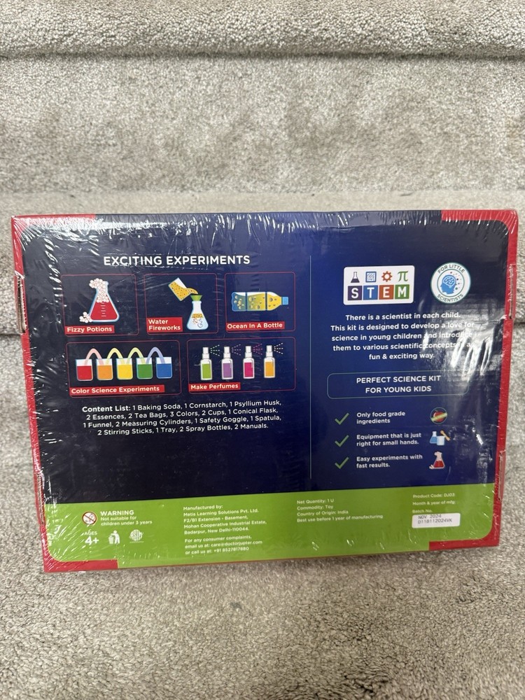 Heis Learning Solutions My First Science Kit STEM Chemistry Experiments Ages 4+