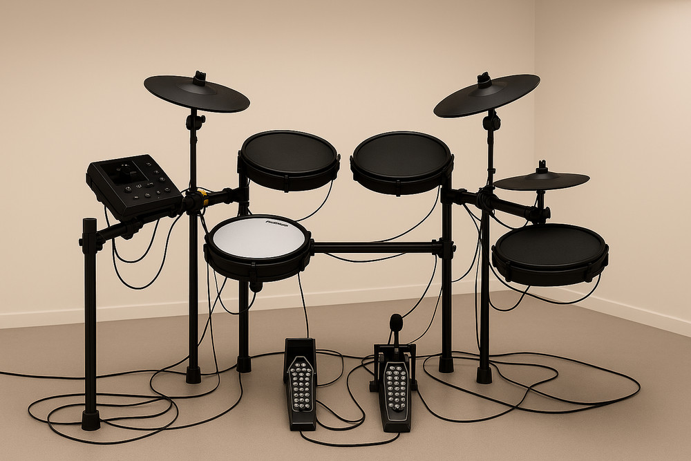 Simmons SD200 Electronic Drum Kit Complete SD200M Module Mesh Snare USB LOCAL