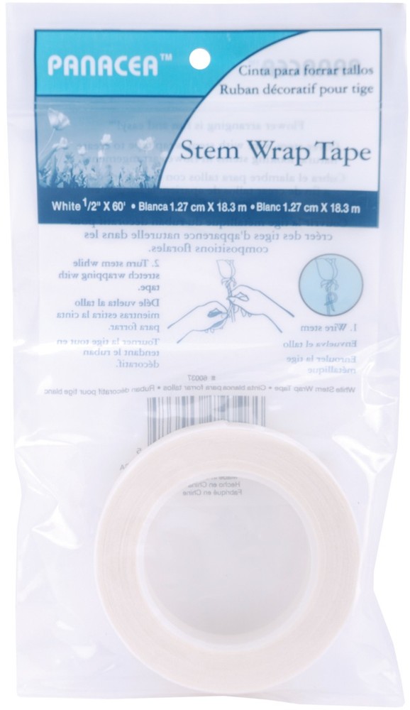 Stem Wrap Tape .5"X60' White