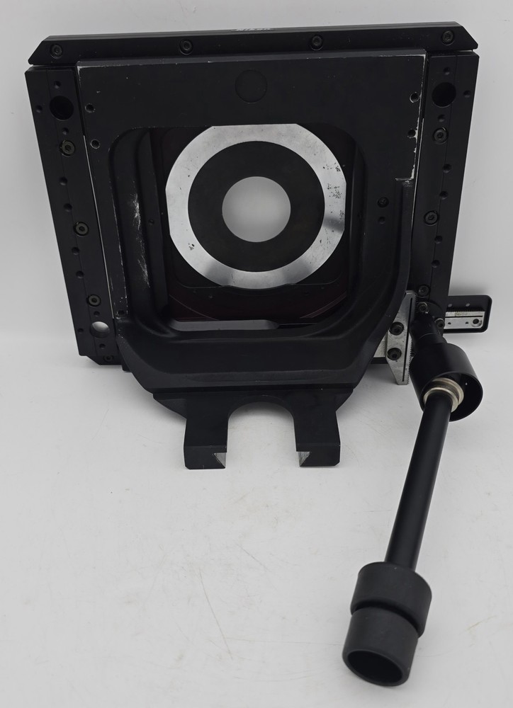 NIKON DIAPHOT STAGE TABLE SPECIMEN OPTICS MICROSCOPE Runs Smoothly +Stage Plate