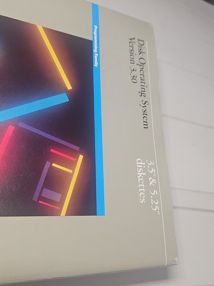 IBM DOS 3.30 Disk Operating System 1987: 1st Edition / 5.25 Software Disks Read