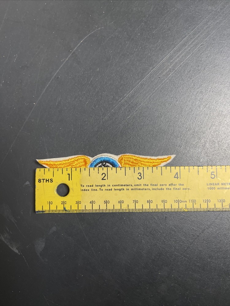 Vintage CZ Motorcycles Wings Patch Embroidered 4”