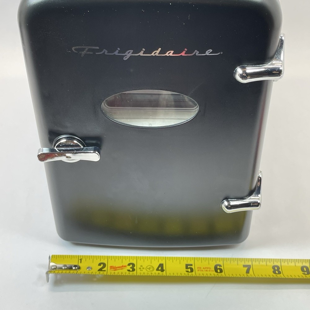 Frigidaire Retro Mini Fridge Black Compact Cooler Dorm Office Tested Clean