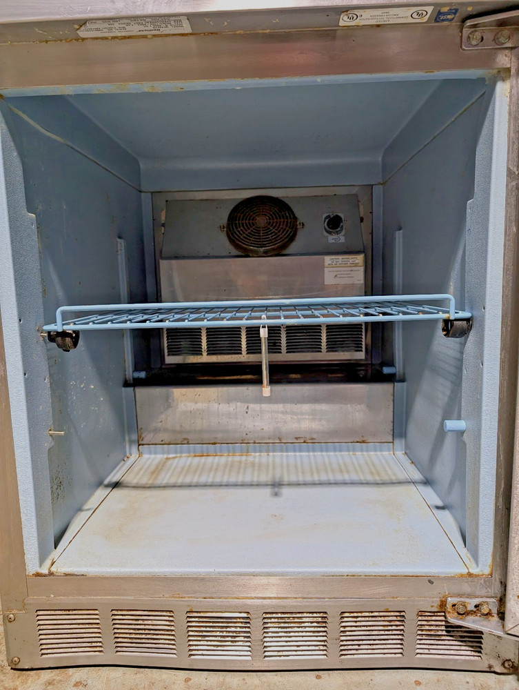 Delfield Unknown Model Undercounter Refrigerator One Section on Casters