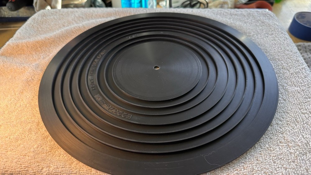 JVC Turntable Mat W/Strobe Disc