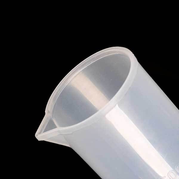 10ml-2000ml Plastic Measuring Cylinder with Scale, Blue Print, Lab Supply