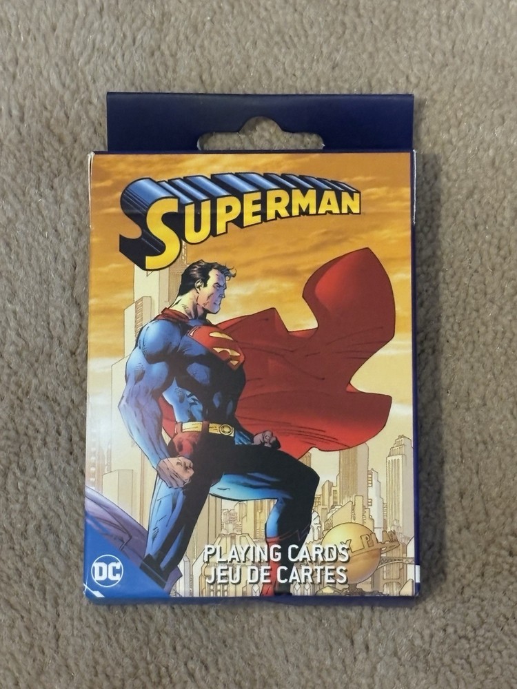 NEW, SUPERMAN PLAYING CARDS