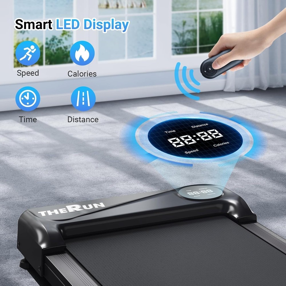 Super Quiet 2.5HP Walking Pad Treadmill - Ideal for Professional Environments