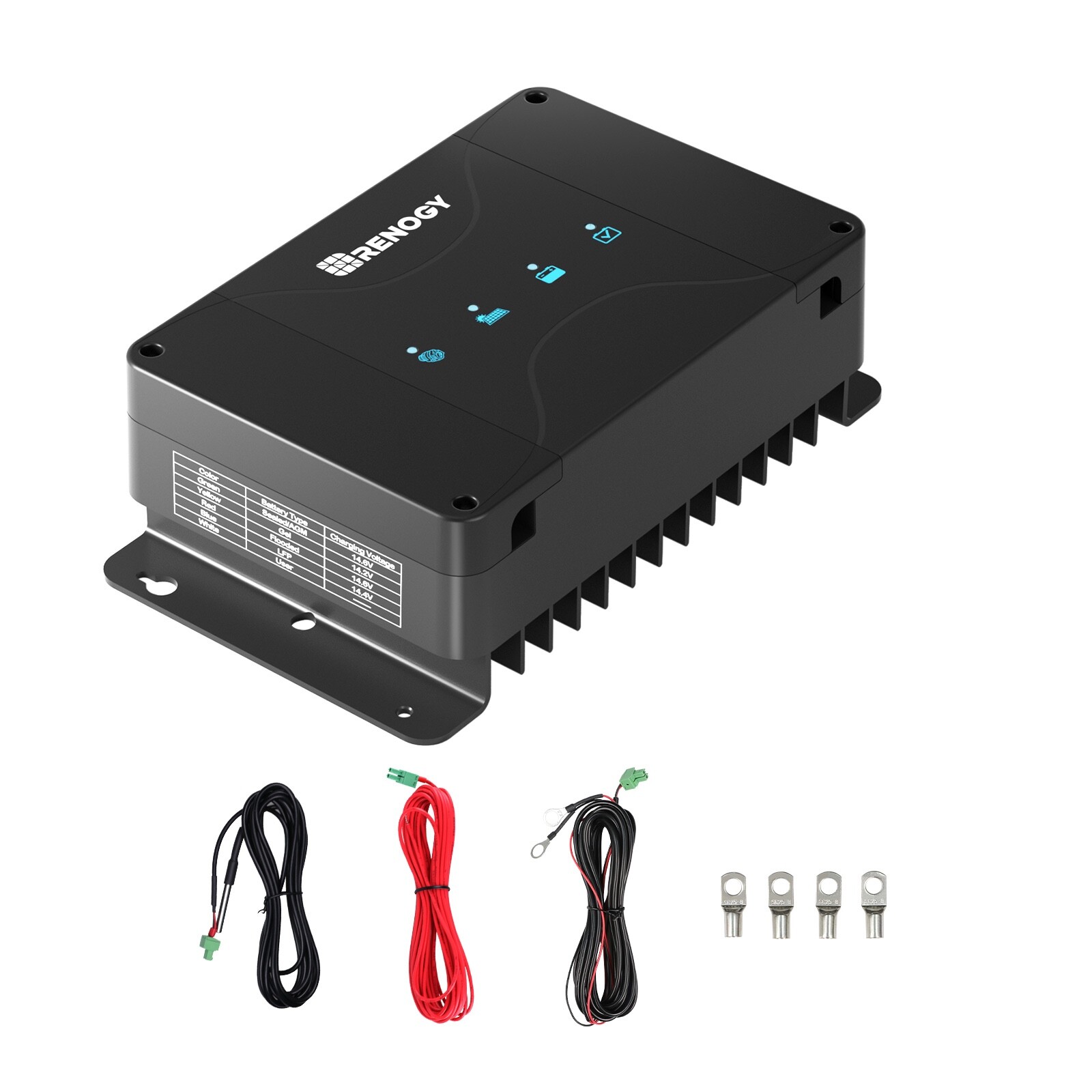 Renogy DCC30S 12V 30A Dual Input DC-DC On-Board Battery Charger with MPPT