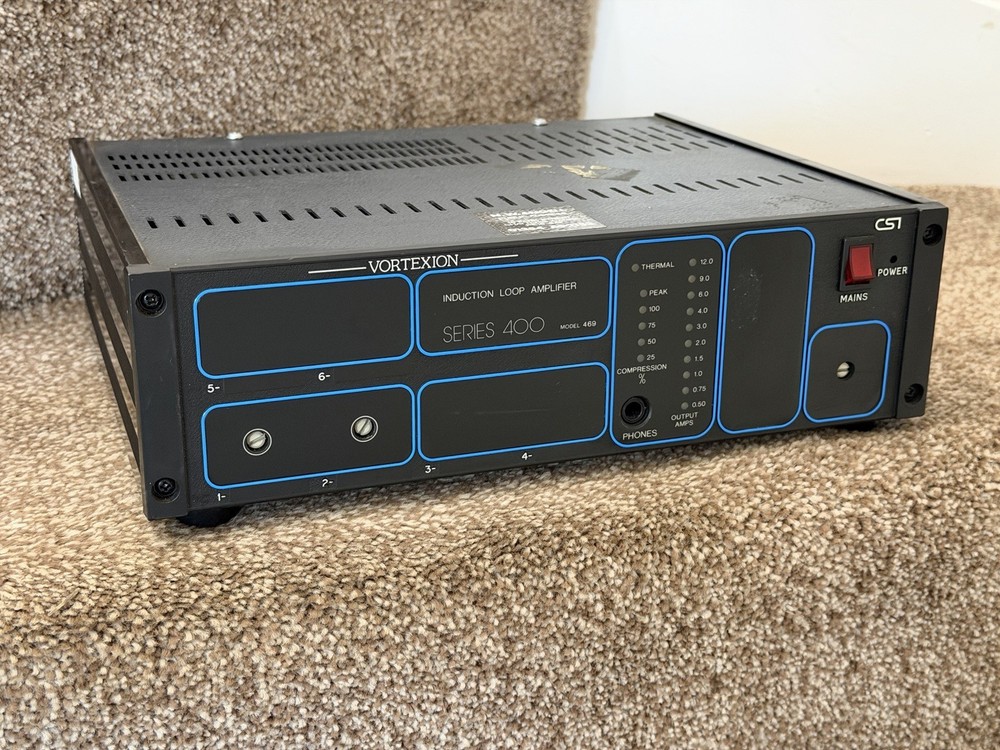 VORTEXION Series 400 Induction Loop Amplifier Model 469 - Tested Working