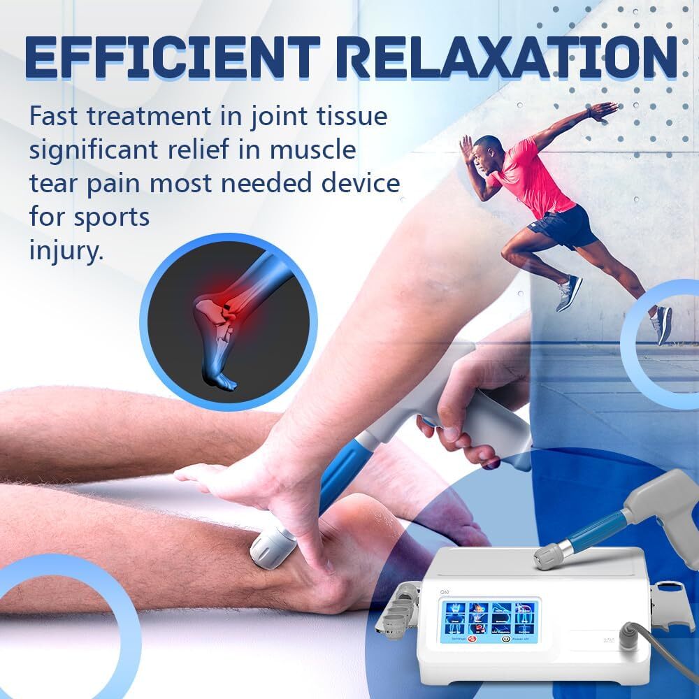 8 Bar ESWT Pneumatic ED Shockwave Therapy Machine Pain Relief ED Treatment