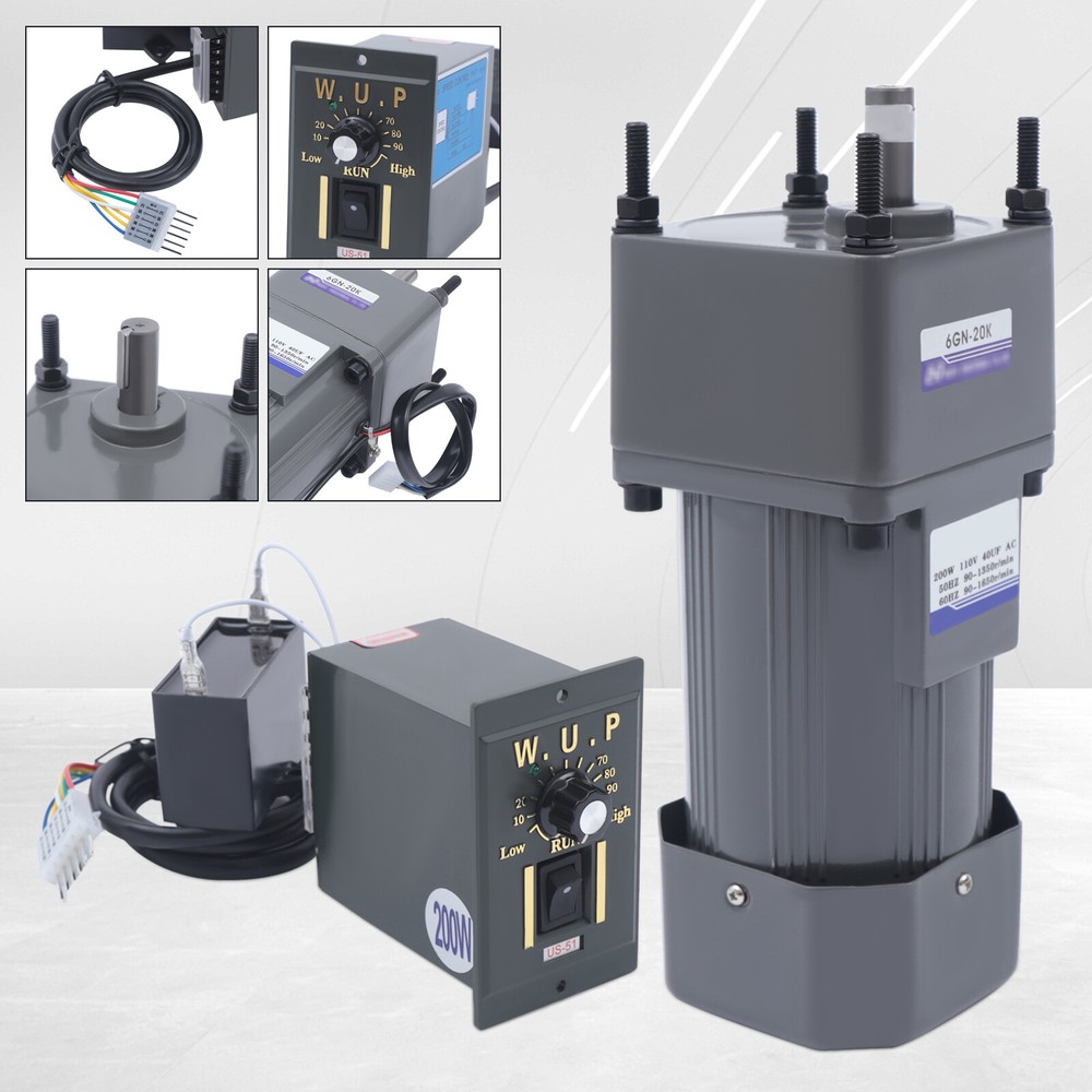 110V Knob AC Gear Motor Speed Controller Variable Adjustable Speed Regulator