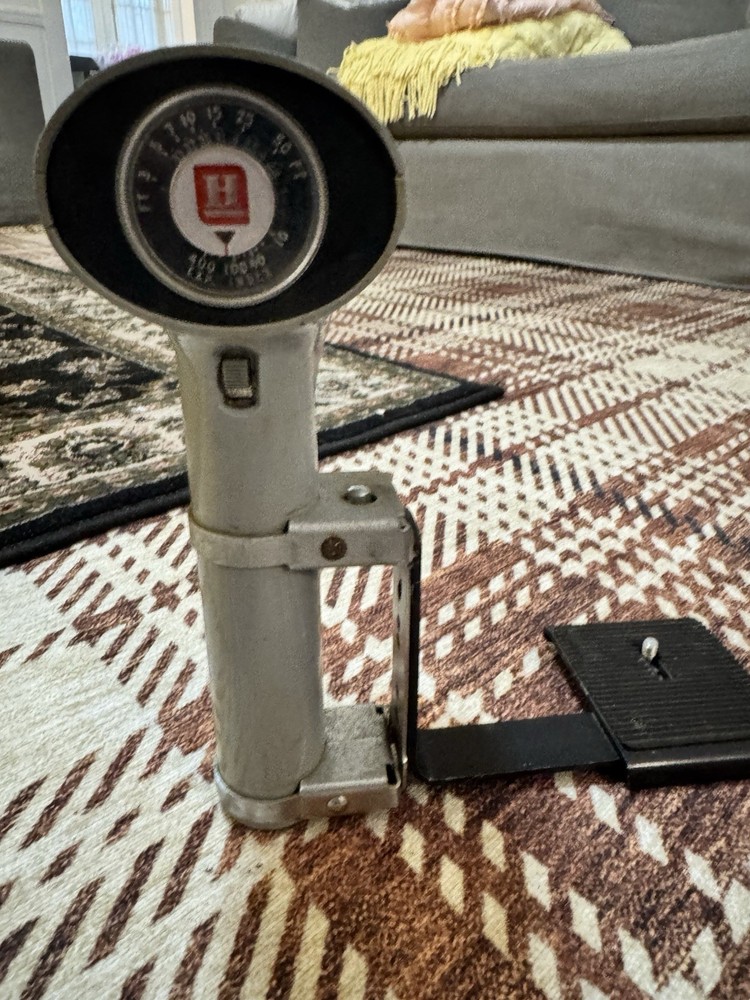 Vintage Camera Flash Unit w/ Handle & Bracket | Untested | Photo Prop