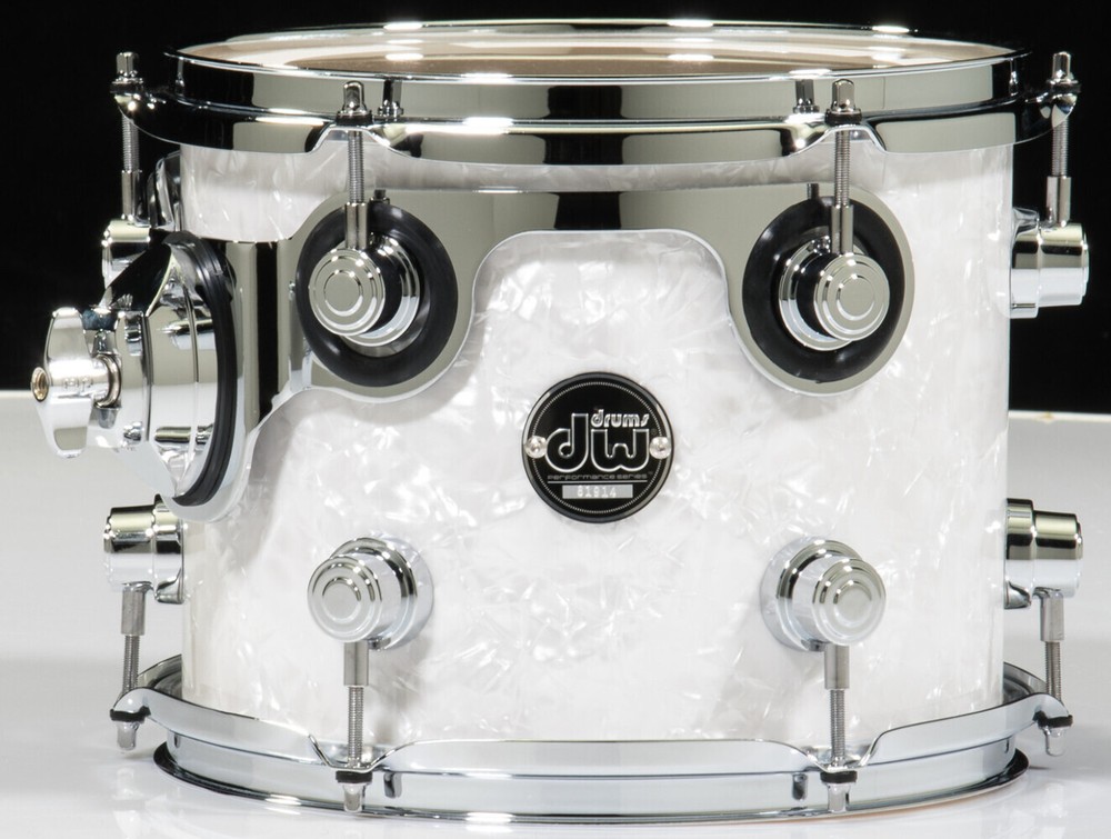 DW Performance 4pc Drum Kit White Marine 10/12/14/20