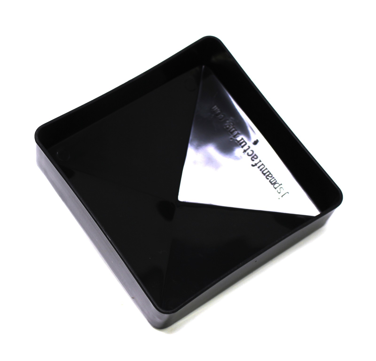 Fence Post Pvc or Vinyl Cap Plastic Black True 4" x 4" Pyramid 4x4 100 MM