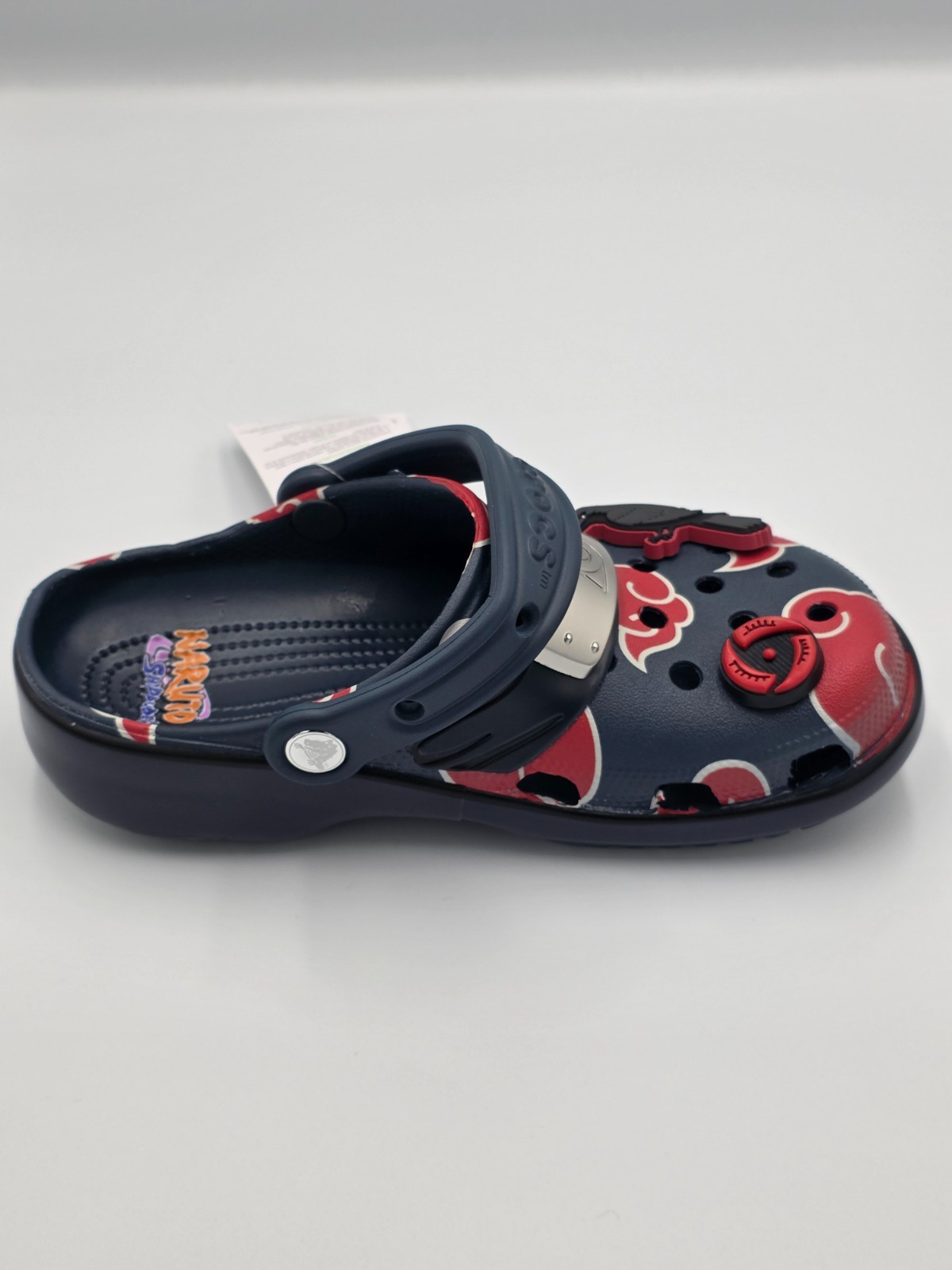 Naruto Crocs Akatsuki Anime Clogs Custom Jibbitz Slip On Sandals Unisex Shoes