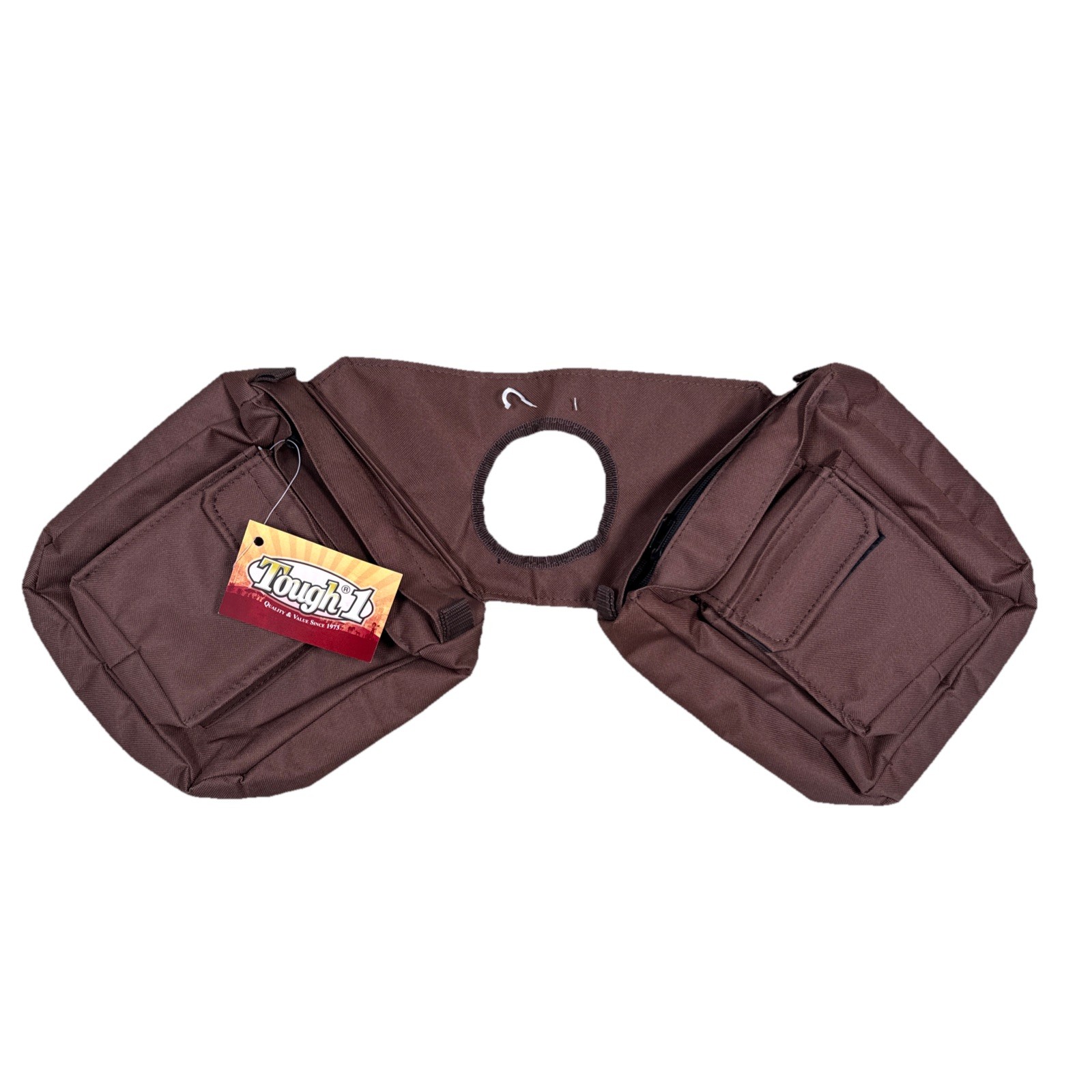 Tough 1 Insulated Saddle Horn Bag Brown Cordura Material Horse Tack Trail New