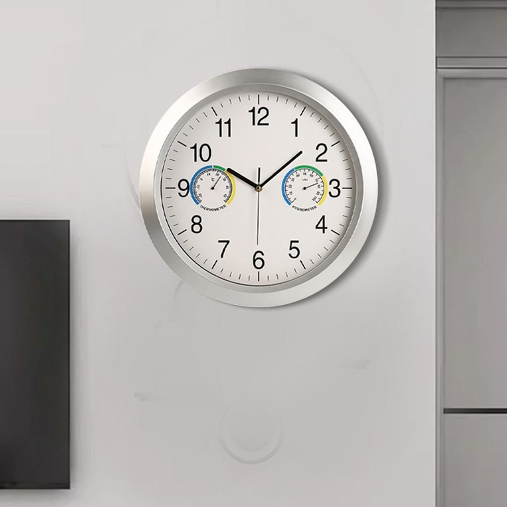 Advanced Wall Clock with Temperature and Humidity Readings for Every Room