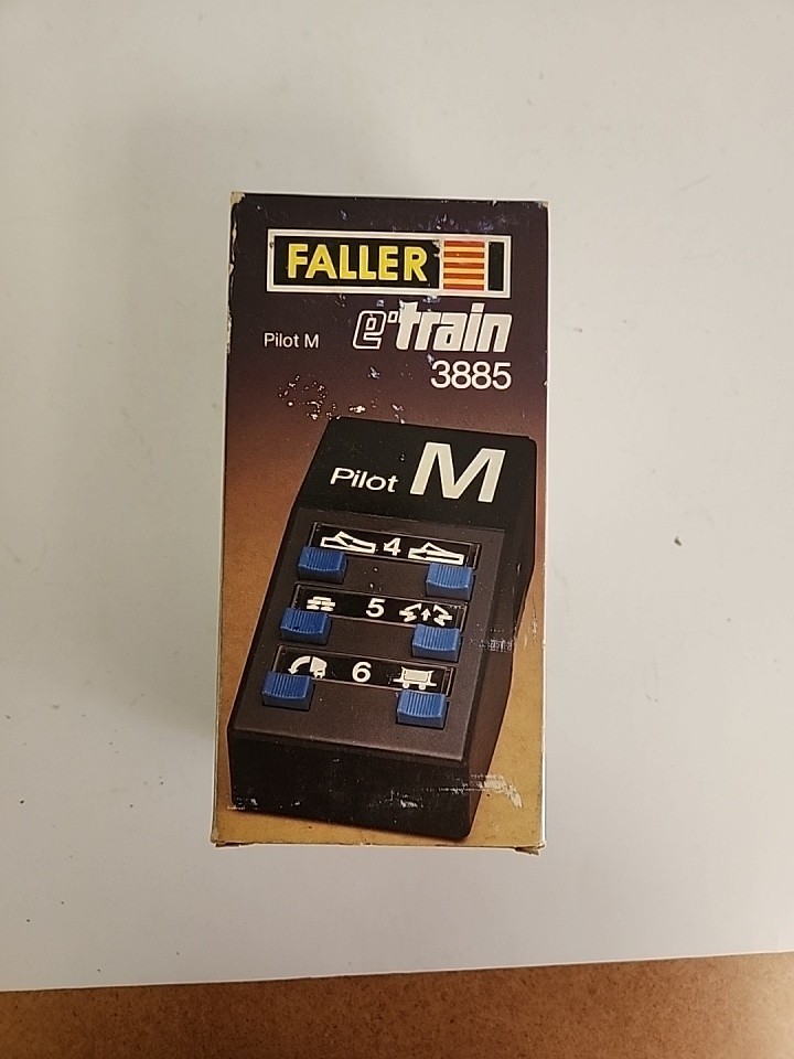 Faller E Train 3885 Pilot M Control Switch Station Controls Made In W. Germany