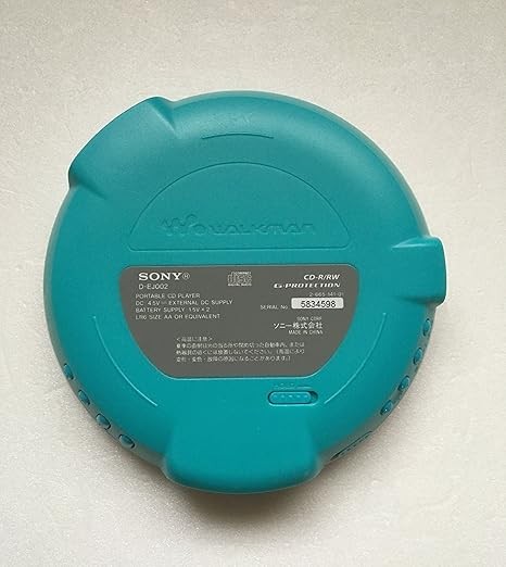 Sony D-EJ002 P Walkman Portable CD Player Blue MP3 Playback Tested Working