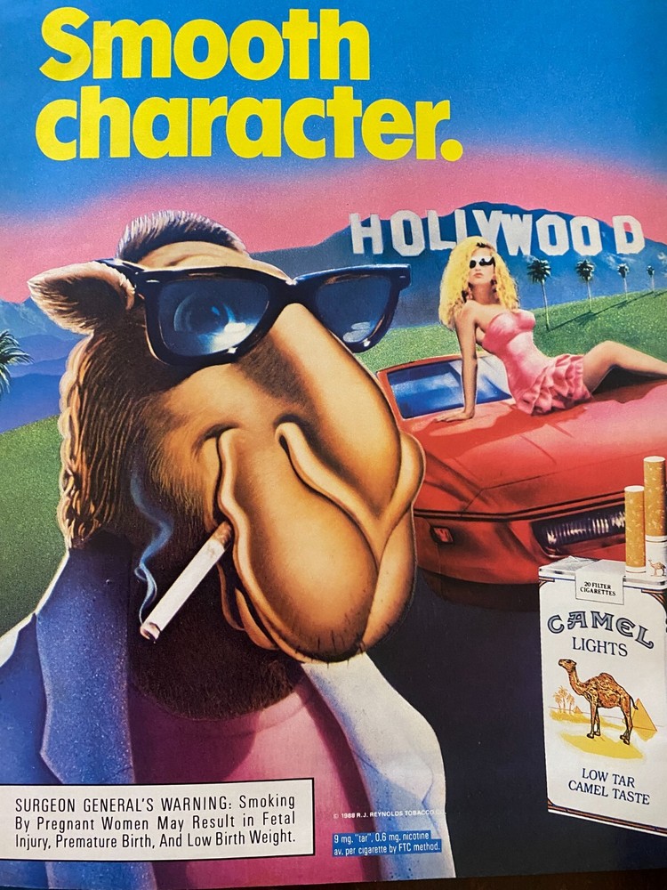 Camel Cigarettes, Full Page Vintage Large Format Print Ad