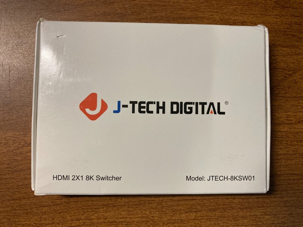 J-Tech Digital JTECH-8KSW01 2x1 HDMI 2.1 Switch 8k Switcher